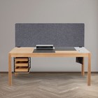 Office Partition  Polyester Desk Divider  Desktop Privacy Panel Table Mounted