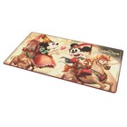 Disney Lorcana Tcg Foil Standard Playmat Mickey   Minnie Mouse Non-slip Backing