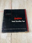 Vintage Audiotape 3 Circle Metal Reel To Reel 10 5    W  Used 1 4    Tape Scotch Box