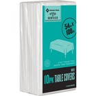 Member s Mark White 3-ply Tissue Tablecovers  54  X 108   10 Count 