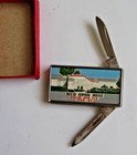 Vintage 1968 Usaf Eglin Afb Florida Nco Open Mess Pocket Knife File Money Clip