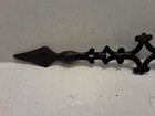 Old Original Ornate Cast Iron Lightning Rod Weathervane Arrow