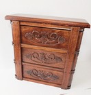 Vtg Sewing Machine End Tables Wood Antique 3 Drawer Upcycled Appliques Choice
