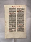 1521 Roman Missal Folio Book Leaf Woodcut Illustration Of Jesus Man Of Sorrows