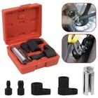 5pcs O2 Oxygen Sensor Socket Wrench 3 8  1 2  22mm Auto Repair Installer Tool Us