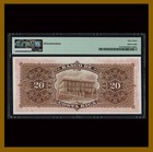 Costa Rica 20 Colones  1906 P-s179r Remainder Serie C Pmg 63 Unc