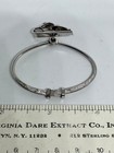 Vintage Silver Tone Tie Bar Clip Unique Buckle Design 2 5  Men s Accessory