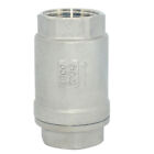 1  Inch Spring Loaded In-line Npt Threaded Check Valve Stainless Steel Ss316
