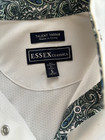 Essex Classics  New  Talent Yarn Long Sleeve Show Shirt  White  Sm  Msrp  139 95