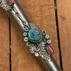 Vintage Native American Turquoise Bracelet Sterling Silver Navajo Old Pawn