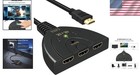 3-port Hdmi Switcher For 4k 30hz Streaming - Compact And User-friendly