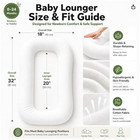 Baby Lounger For Newborn 0-24 Months - Soft Breathable Infant Lounger For Home