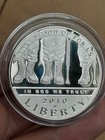 2010 W Disabled Veterans Proof Commemorative 90  Silver Dollar Coin West Point