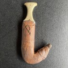 Yemeni Jambiya Dagger Curved Ceremonial Dagger  khanjar  Horn Hilt Vintage R304