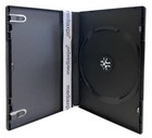 100 Standard Black Single Dvd Cases 14mm   100 Opp Plastic Wrap Bag