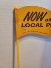 1959 Blatz Beer Bottle Man Statue Figure Original Flag Banner Milwaukee 