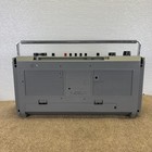 Vintage 80 s Sanyo Boombox M9705a Cassette Am fm Boombox Ghetto Blaster Working