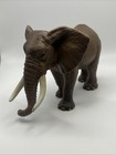 Schleich African Bull Elephant With Tusks 14341 Vintage 2004 Retired 2012 