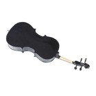 4 4 Wood Cello Bag Bow Rosin Bridge Black 