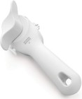 Kuhn Rikon Auto Safety Smooth Touch Can Opener  Lidlifter No Sharp Edges - White