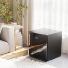 1 1cu ft Mini Freezer With Reversible Door For Home Office Black