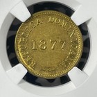 1877 Dominican Republic 1 Centavo Ngc Ms62 Lot g1395 Nice Unc 
