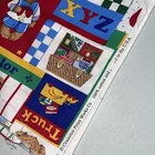 Vintage Let s Play   Read Baby Patchwork Teddy Bears Fabric -- 22  Long X 44  W