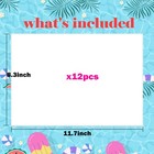 Hslordge 12pcs White Printable Shrinky Plastic Sheets printable Shrink Film S   