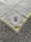 Vintage All Cotton Embroidered Handkerchief Lace Trim Floral Switzerland