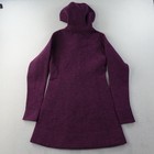 Outdoor Research Salida Long Hoody Womens Small Purple Wool Blend Full Zip Coat