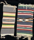 Lot Of 3 Small Mexican Serape Weavings