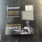 Neewer 176 Led Photo Video Light Pt-176s Dimmable 3200k-5600k Sealed New