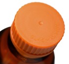 Eisco Labs 250ml Graduated Amber Reagent Bottle - Borosilicate Glass