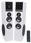 Rockville Bluetooth Home Theater karaoke Machine System W led s subs microphones