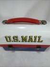 Vintage 1960   s Aladdin U s  Mail Usps Zip Code Metal Lunch Box  no Thermos 