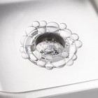 Idesign Bubbli Bpa-free Flexible Pvc Plastic Sink Strainer - 5 56  X Clear 
