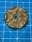 5 Antique Brass Rosettes  Victorian Furniture   Wood Hardware Drawer Handle Pull