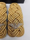 1902 Matched Colonel s Dress Shoulder Knots Embroidered Eagles W original Case