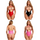 Women Romper Hollowing Out Bodysuit Leotard Jumpsuit Special Night Sleeveless