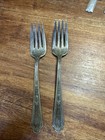 Vintage Warwick Silver Plate N y  7 Salad Forks 6 25 Inches Long