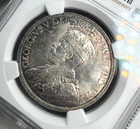 1936 Canada  1 One Dollar 1  George V  Km  31  Ngc Ms 63 With Color