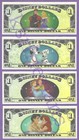 2013 A  1 Villain Heroes Disney Dollars 4-way A004132 W  Error Cruella Scarce