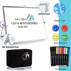Dry Erase White Board For Kids  16inx12in Large Magnetic Desktop Whiteboard W   