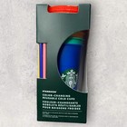 Starbucks 2020 Summer 5 Color-changing Reusable Cold 24 Oz Cups Tumbler   Straws