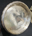 1940 s Edward San Giovanni Sterling Silver Wine Trivet D132312 Forget Me Not