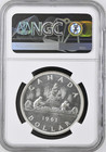  1961 1  Dollar Elizabeth-ii Canada Ngc Pl65 Rare R5  semi-cameo  Highest-grades