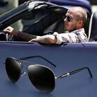 Mens Premium Ultraviolet Aviator Sunglasses Military Pilot Polarized Sunglasses