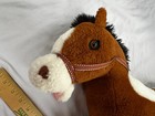 Animal Alley - Pinto Horse With Black Mane - Toys R Us 27 Inches Long