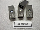 St 27c512  E Prom  4 Pcs  28 Pin  Cleaned  Erased  Blank Checked  Quick Usa Ship