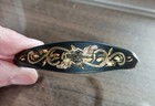 Harley Davidson Black Hills 10k 12k Gold Inlay Genuine Leaf Shield Bracelet